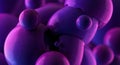 Abstract Purple Spheres Background Royalty Free Stock Photo