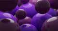 Abstract Purple Spheres Background Royalty Free Stock Photo