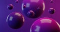 Abstract Purple Spheres Background Royalty Free Stock Photo