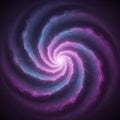 Abstract purple spiral design, representing motion, growth, or digital flow, vector design Generative AI Royalty Free Stock Photo