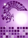 Abstract purple squared background Royalty Free Stock Photo