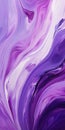 Violet And Violet: Abstract Painting With Fluid Brushstrokes