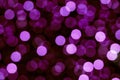 Abstract purple violet christmas bokeh lights background Royalty Free Stock Photo