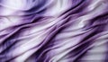 Abstract purple wave pattern creates flowing, modern, vibrant wallpaper design generated by AI