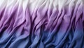 Abstract purple wave pattern on smooth silk backdrop generated by AI