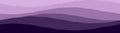 Abstract purple waves for creative design projects Royalty Free Stock Photo