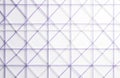Abstract purple and white geometric grid pattern. Intersecting lines create squares and diagonal shapes on a clean background. Royalty Free Stock Photo