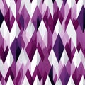 Abstract purple and white geometric wallpaper pattern with zigzags (tiled) Royalty Free Stock Photo