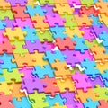 Abstract puzzle background composition Royalty Free Stock Photo