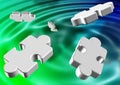 Abstract puzzles Royalty Free Stock Photo