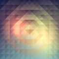 Abstract pyramidal pattern