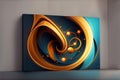 Abstract Quantum Wall Art, Dynamic Visual Creation