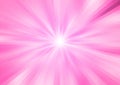 Abstract Radial Bright Rays or Light Speed in Pink Background Royalty Free Stock Photo