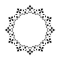 Radial Circular Pattern for Decorative Circle Frame