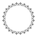 Radial Circular Pattern for Decorative Circle Frame