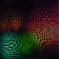 Abstract radial colorful dotted vector background. Halftone effect Royalty Free Stock Photo