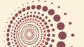 Abstract Radial Dot Gradient, Modern Design, Visual Flow, vector design Generative AI Royalty Free Stock Photo