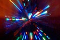 Abstract radial light painting Royalty Free Stock Photo