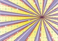 Abstract radial sun burst background. Retro style colorful light dissipated behind. Vector illustration. EPS 10