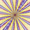 Abstract radial sun burst background. Retro style colorful light dissipated behind. Vector illustration. EPS 10