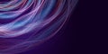 Abstract radial wave background. Lots of colored wave radial lines on purple background with copy space for abstract