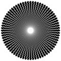 Abstract radiating lines element.