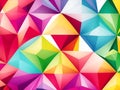 Abstract rainbow background colored triangles Royalty Free Stock Photo