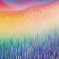Abstract rainbow background with dots, lines, waves and bokeh Royalty Free Stock Photo
