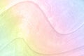 Abstract rainbow pastel color on plank curve fullframe background. Love theme imagine motion effect. No people