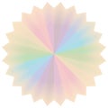 Abstract Rainbow Color Shields Pattern Design Background Royalty Free Stock Photo