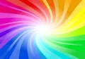 Abstract rainbow colored background