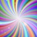 Abstract rainbow colored star background Royalty Free Stock Photo