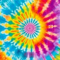 Abstract rainbow coloured tie dye pattern background