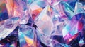 Abstract rainbow crystal background. Gem stone rock crystal texture