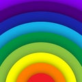 Abstract rainbow curve background