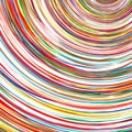 Abstract rainbow curved stripes color background Royalty Free Stock Photo