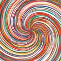 Abstract rainbow curved stripes color background Royalty Free Stock Photo