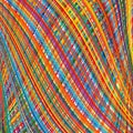 Abstract rainbow curved stripes color background Royalty Free Stock Photo