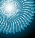 Abstract spirograph element Royalty Free Stock Photo