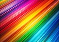 Abstract Rainbow Diagonal Stripes Background Texture Royalty Free Stock Photo