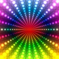 Abstract Rainbow Disco background