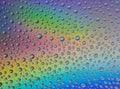 Abstract rainbow drops background Royalty Free Stock Photo
