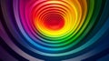 Rainbow Spiral Tunnel: A Vibrant Symbol Of Lgbtq Pride