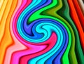 Abstract rainbow spirals background Royalty Free Stock Photo