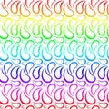 Rainbow drops splash seamless pattern Royalty Free Stock Photo