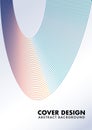 Abstract Rainbow Wave Line, Cover Design Template, Colorful Curved Lines Design Vector