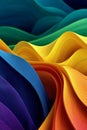 Abstract Rainbow Waves Colorful Background Royalty Free Stock Photo