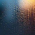 Abstract raindrops Water droplets on glass create an intriguing abstract background Royalty Free Stock Photo