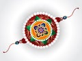 Abstract raksha bandhan vector rakhi