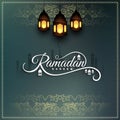 Abstract Ramadan Kareem religious background